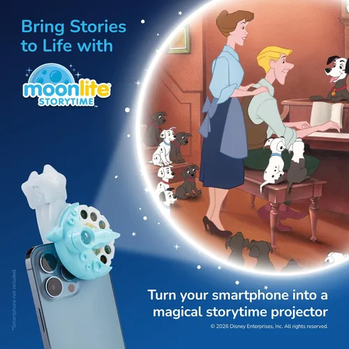 Miniatura 5 de Moonlite Storytime Disney Classic Single Story for the Moonlite Projector (se vende por separado), vibrantes proyecciones de arte de libro