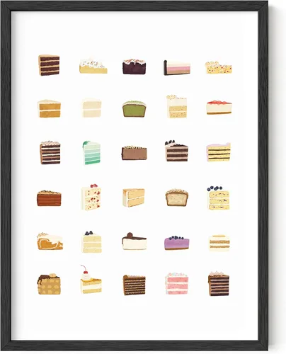 Miniatura 9 de HAUS AND HUES Fruit Art - Imagen de melocotón, decoración de pared de cocina, impresión de baño (marco beige, 24 x 36)