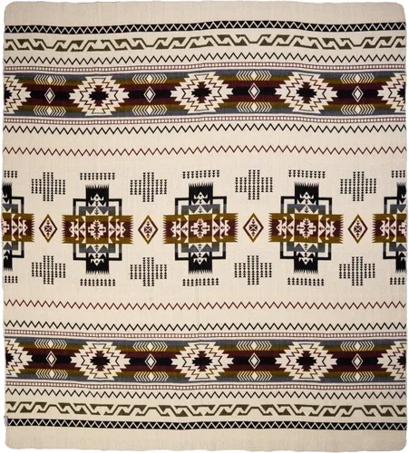 Miniatura 3 de QISU Manta de Lana Tipo Throw Grande, Hermosa, Cálida, Hecha a Mano en Ecuador por Artesanos Locales 94″ x 78″ Ultra Suave, Hipoalergénica