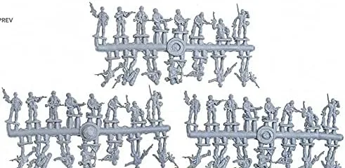 Miniatura 5 de Mars Figures 72003-1/72 U.S. Soldiers Modern Scale Kit de modelo de plástico