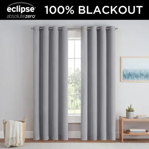 Miniatura 4 de Eclipse Dutchess - Cortinas 100% opacas con ojales, cortinas de ventana con aislamiento térmico para sala de estar, dormitorio o sala de prensa