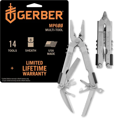Miniatura 7 de Gerber Gear MP600 Multiherramienta Multi-Alicate – Fabricado en Estados Unidos – Pro Scout, 13 herramientas