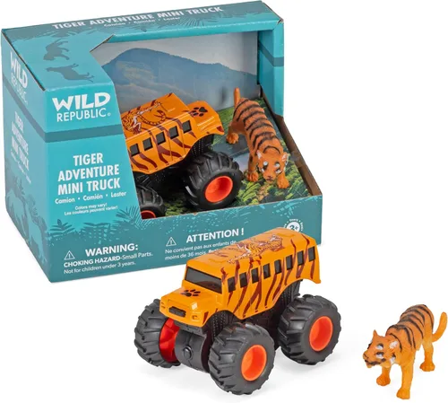 Miniatura 5 de Wild Republic Anaconda & Truck Adventure Playset, regalos para niños, juguete imaginativo, juego de 2 piezas, reptil, 4 pulgadas