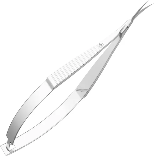 ZIZZON Tijeras de cutículas extra finas curvadas profesionales precisas punta punta kit de aseo para cejas, pestañas, uñas y piel seca