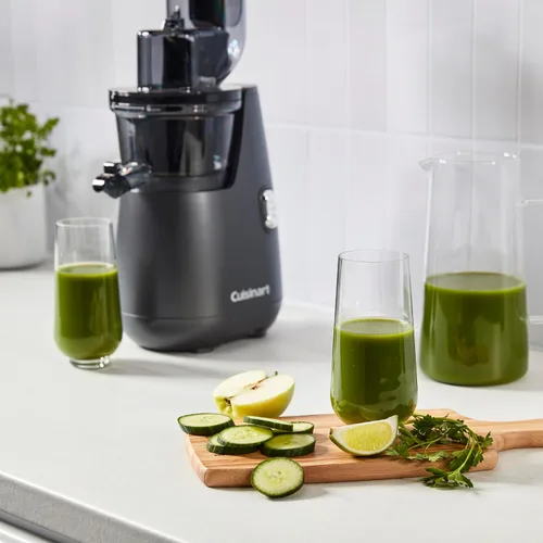 Miniatura 2 de Cuisinart Exprimidor lento fácil de limpiar CSJ-300, negro y gris