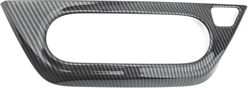 Miniatura 2 de YOUTOOCAR Cubierta de panel de botón de CA compatible con accesorios Chevrolet Trax 2024-2026 (patrón de fibra de carbono)