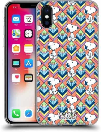 Miniatura 71 de Head Case Designs Snoopy Deco Dreams - Funda de gel suave con licencia oficial de Peanuts Blue Pattern compatible con Apple iPhone 7 Plus/iPhone 8