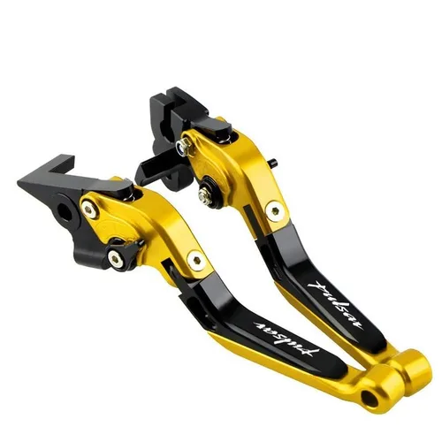 Miniatura 6 de NIKKHO Palanca de embrague de freno para BA & JAJ PULSAR200/NS200 PULSAR135 Pulsar 200 NS200 RS200 A motocicleta CNC aluminio plegable ajuste