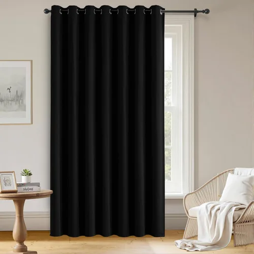Miniatura 42 de Cortinas opacas para sala de estar, cortinas 100% opacas de 90 pulgadas de largo, juego de 2 paneles de 2 paneles, con aislamiento térmico, pestaña