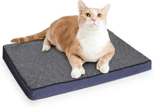 Miniatura 14 de MARUNDA Almohadilla térmica para mascotas al aire libre para perros y gatos – Cama térmica para gatos de espuma viscoelástica 100% impermeable