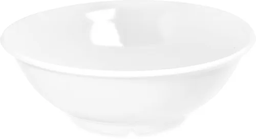 Carlisle FoodService Products Cuenco de plástico reutilizable con pies para el hogar y el restaurante, melamina, 36 onzas, blanco, (paquete de 12)