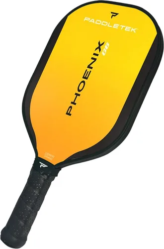 Miniatura 7 de Paddletek Phoenix G6 - Paleta de pickleball profesional con núcleo de panal, superficie de policarbonato, núcleo de policarbonato de grafito y Rojo