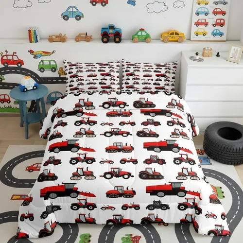 Miniatura 9 de Erosebridal - Juego de funda de edredón con flores de vaca de las Highlands, tamaño Queen, diseño de toro, juego de ropa de cama de ganado vacuno