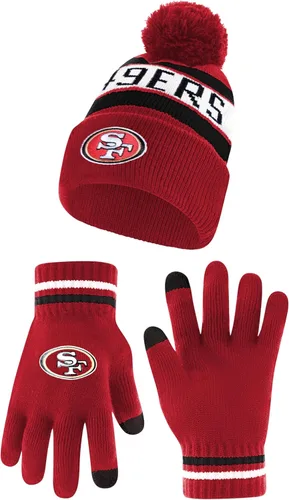 Miniatura 34 de Ultra Game Adults NFL Official Super Soft Winter Beanie Knit Hat With Warm Touch Screen Gloves Color del equipo 2