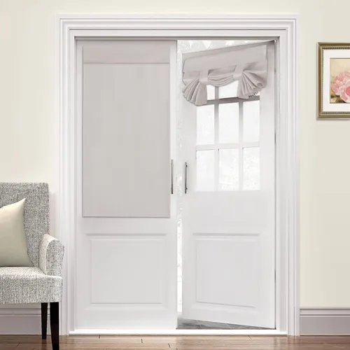 Miniatura 52 de Turquoize Cortinas Opacas para Tratamiento de Ventana con Trabillas Traseras para Sala de Estar/Dormitorio, Tratamientos de Ventana con Aislamiento