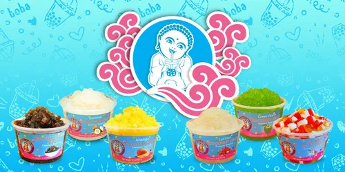 Miniatura 5 de Topping de postre de gelatina de coco prémium de Buddha Bubbles Boba (jalea de coco)