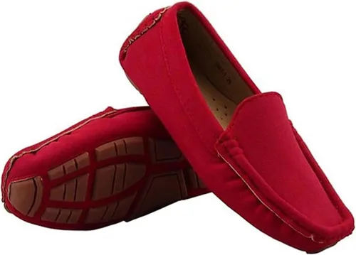 Miniatura 6 de Mocasines de piel de ante para niñas y niños, zapatos casuales para barco, zapatos de vestir, zapatos planos Oxford