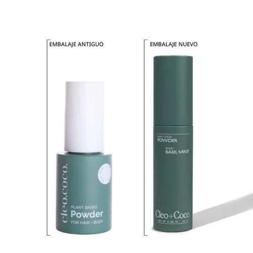 Miniatura 9 de Cleo+Coco - Champú seco en polvo corporal para mujer, fabricado con aceite esencial y polvo de arrurruz, absorbe el olor y la humedad, totalmente