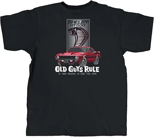 OLD GUYS RULE Camiseta gráfica para hombre, Shelby Look Good - Día del Padre, regalo de cumpleaños - Camiseta divertida para los amantes de los