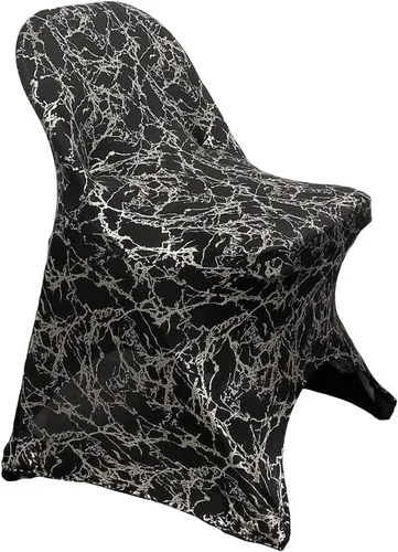 Miniatura 67 de YOUR CHAIR COVERS - Funda para silla plegable de elastano azul claro - Funda de cojín tapizada plegable elástica ajustable extraíble lavable