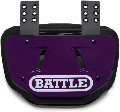 Miniatura 12 de Battle Sports Placa de espalda para fútbol – Protector de espalda dura con espuma contorneada para protección de alto impacto para jóvenes, niños