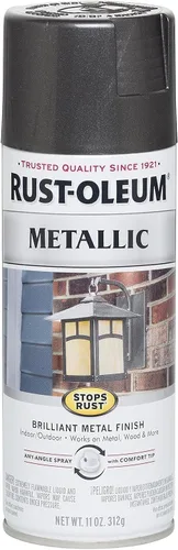 Miniatura 10 de Rust-Oleum 313142 Stops Rust Pintura en Aerosol Metálica, 11 onzas, Bronce Champán