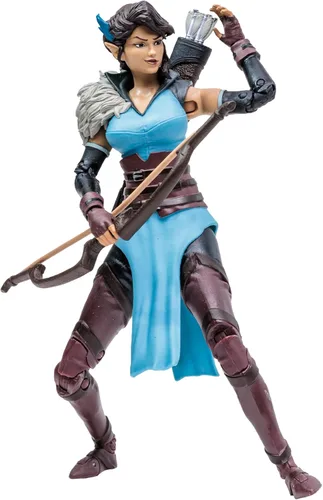 Miniatura 3 de McFarlane Toys - Papel crítico Vex'ahlia Campaign 1 Vox Machina 7" Figura de acción con accesorios