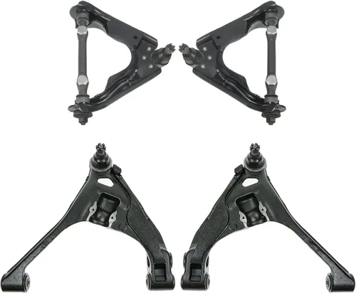 Miniatura 134 de TRQ Brazo de control delantero superior e inferior con rótula juego de 4 piezas compatible con Land Rover Range Rover 2003-2012