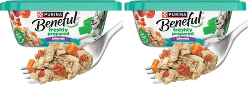 Miniatura 21 de Purina Beneful Freshly Prepared Blends - Paquete variado de alimentos húmedos para perros con carne de res, pollo o cordero, (paquete de 12) tubos