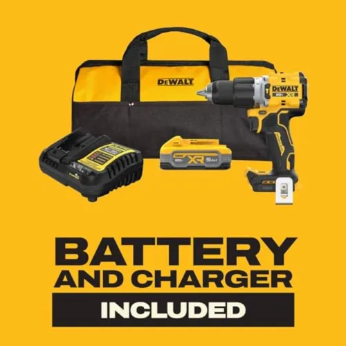 Miniatura 15 de DEWALT Atornillador de Impacto 20V MAX, Inalámbrico, 3 Velocidades, Batería y Cargador Incluidos (DCF845P1)