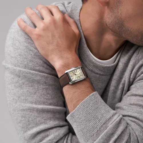 Miniatura 5 de Fossil Reloj de tres manecillas de acero inoxidable de cuarzo Carraway para hombre