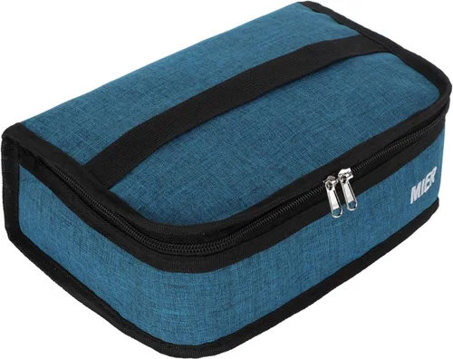 Miniatura 10 de MIER Lonchera pequeña para niños y adultos, compacta con aislamiento, mini hielera térmica portátil para viajes de trabajo, escuela, color azul Azul