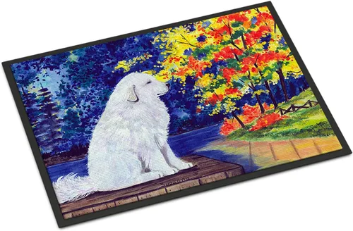 Miniatura 271 de Caroline's Treasures SS8220MAT - Felpudo afgano de 18 x 27 pulgadas, para interiores y exteriores, para entrada, antideslizante, lavable, de pelo