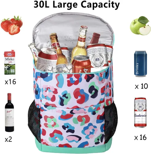Miniatura 3 de Mochila enfriadora a prueba de fugas para mujer, suave, ligera, enfriadores de hielo para camping, senderismo, picnic