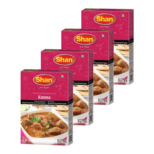 Miniatura 231 de Shan Korma Recipe and Seasoning Mix 1.76 oz (50g) - Spice Powder for Traditional Meat in Yogurt Sauce - Suitable for Vegetarians - Airtight Bag in a