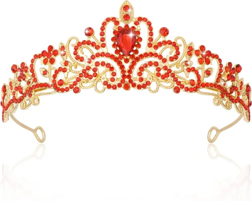 Miniatura 10 de CIEHER - Tiaras y coronas para mujeres y niñas - Regalos de corona para novia, boda, graduación, cumpleaños y Navidad