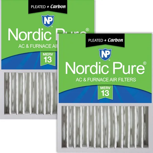 Miniatura 12 de Nordic Pure 16 x 20 x 5 (tamaño real: 15 7/8 x 19 5/8 x 4 3/8) Honeywell Filtros de aire de repuesto Merv 8 Plus Carbon 1 paquete