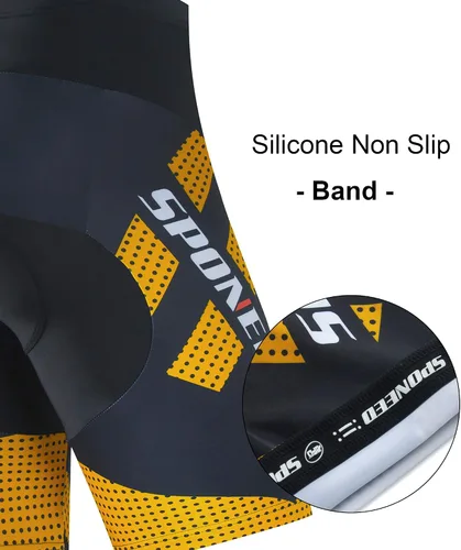 Miniatura 4 de sponeed Pantalones cortos de ciclismo para hombre pantalones acolchados para equitación ropa de ciclismo y ciclismo