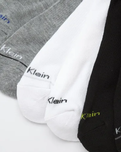 Miniatura 126 de Calvin Klein Calcetines para hombre, mezcla de algodón, acolchados, sin talla, forro de calcetines atléticos (6 unidades)