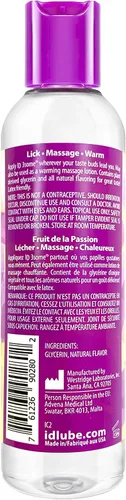 Miniatura 2 de ID Lubricants 3some - Masaje sensual con sabor a maracuyá, delicia oral y diversión cálida para el placer de las parejas, lubricante de masaje