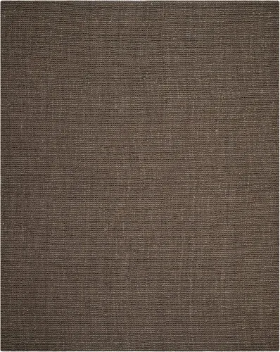 Miniatura 3 de SAFAVIEH Alfombra 9x12 - Colección de fibra natural - Grande - Marrón, Yute hecho a mano, estilo granja, textura gruesa de pelo grueso (NF447D)