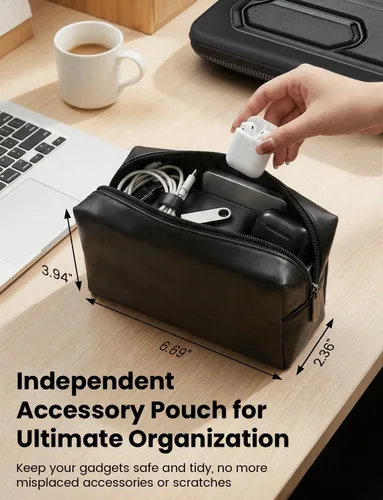 Miniatura 5 de DOMISO Funda para portátil AA51, Negro, 14 pulg.