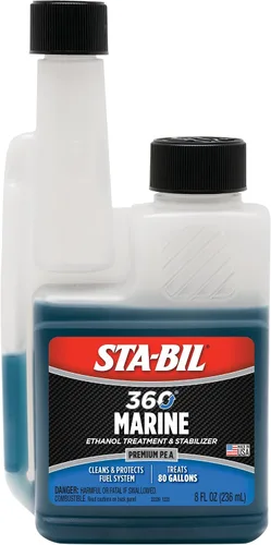 STA-BIL 360 Marine - Tratamiento de etanol y estabilizador de combustible, previene la corrosión, ayuda a limpiar el sistema de combustible para