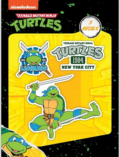 Miniatura 8 de TMNT Teenage Mutant Ninja Turtles Mikey - Juego de 3 calcomanías de tortuga ninja Michelangelo para coche, botella de agua, bicicleta, casco, Miguel