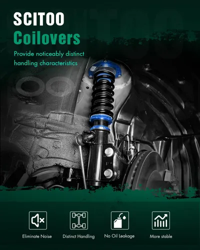 Miniatura 3 de Kit de bajada de bobinado de altura de amortiguación ajustable SCITOO Damper Coilover Suspensión apta para 2016-2017 para Subaru para Crosstrek
