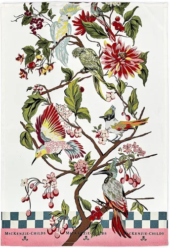 Miniatura 10 de MACKENZIE-CHILDS Toalla de Cocina de Algodón, Linda Toalla de Cocina Decorativa para Limpieza y Decoración del Hogar, Juego de 1, Hervidor de Té