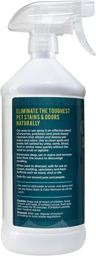Miniatura 2 de ALZOO Removedor de manchas y olores, levanta y disuelve rápidamente las manchas de mascotas y ayuda a eliminar olores, ingredientes activos 100% a