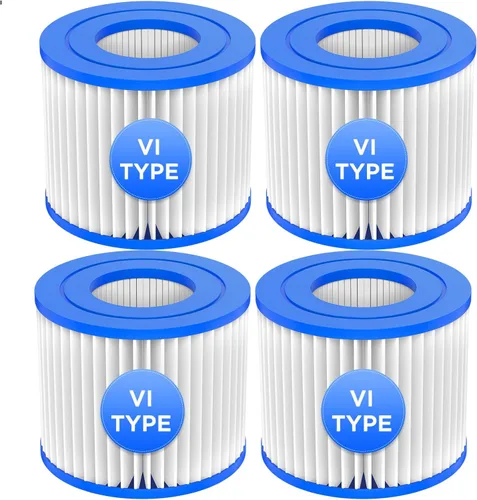 Miniatura 8 de Filtro de spa tipo de repuesto para bañera de hidromasaje, 2 piezas, compatible con Colem Salu 90352E 58323E, bañera de hidromasaje inflable, filtro