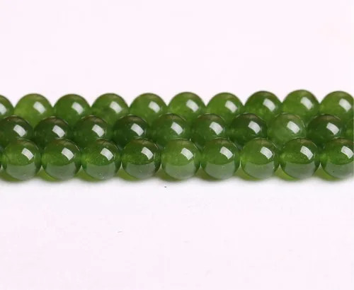 Miniatura 14 de Cuentas de calcedonia natural de 0.157 in a 0.551 in, cuentas de jade natural, cuentas sueltas para hacer joyas (YS01), 4mm