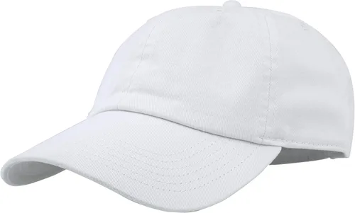 Miniatura 156 de Gelante Gorras de béisbol 100% algodón liso en blanco tamaño ajustable al por mayor a granel de 12